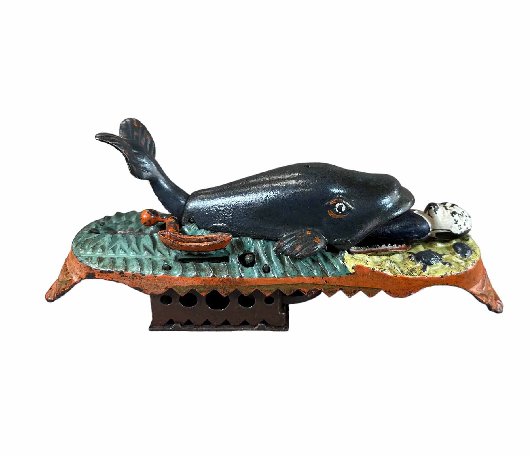 J&E Stevens Co. Jonah and the Whale mechanical bank, estimated at $80,000-$120,000 at Bertoia.