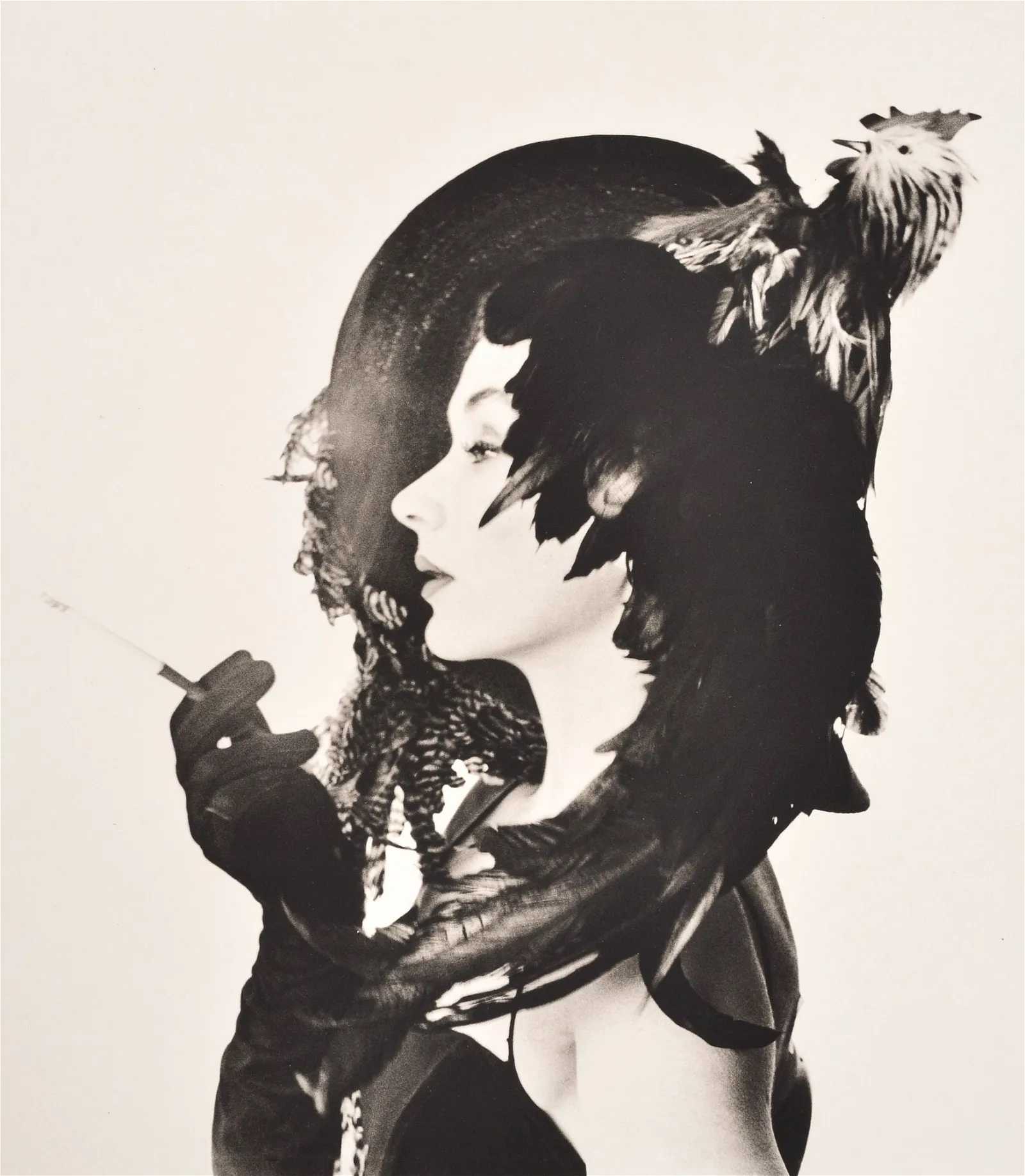 Irving Penn, 'Woman in Chicken Hat', estimated at $70,000-$90,000 at Palm Beach Modern Auctions.