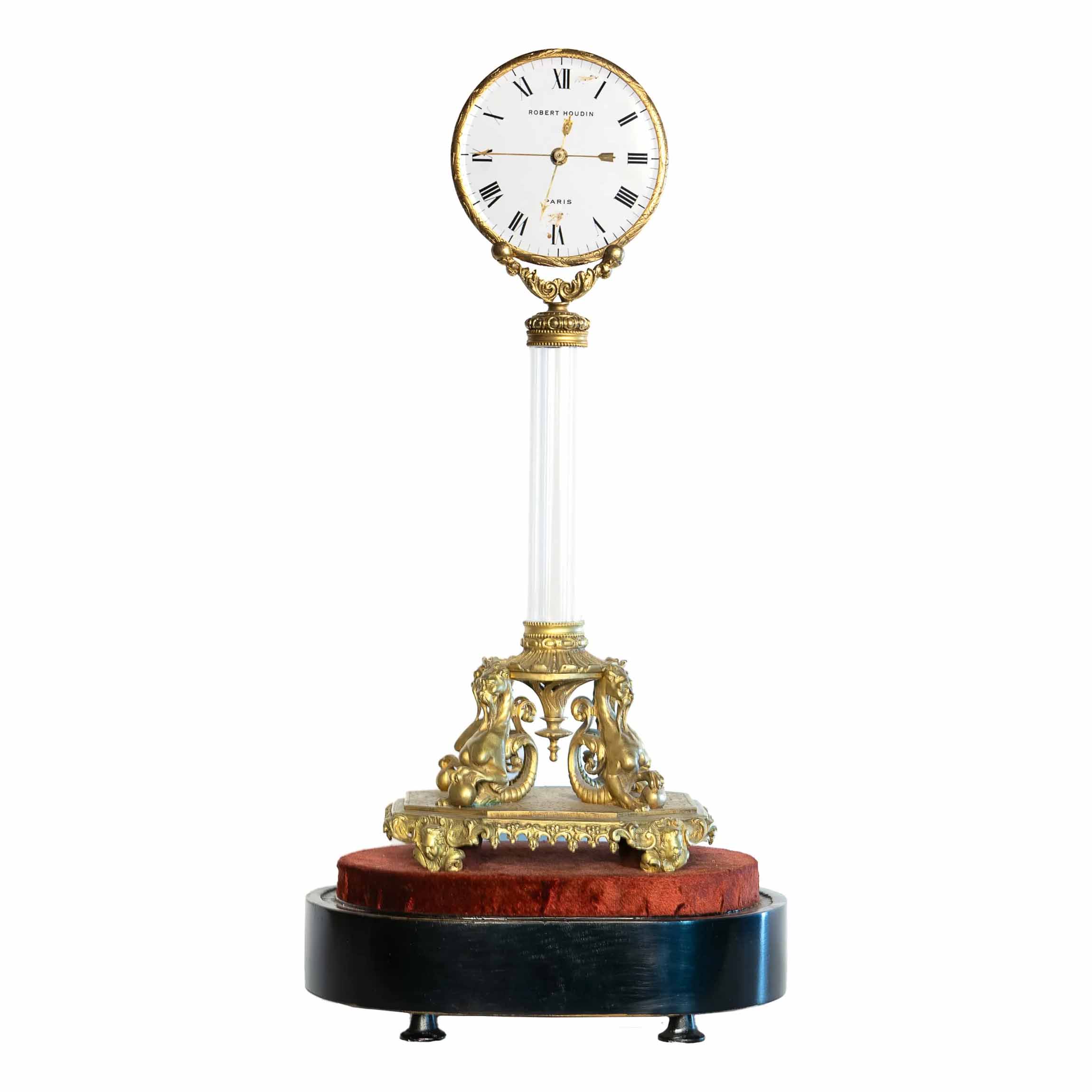Robert-Houdin Triple mystery clock, estimated at $50,000-$70,000 at Potter & Potter.