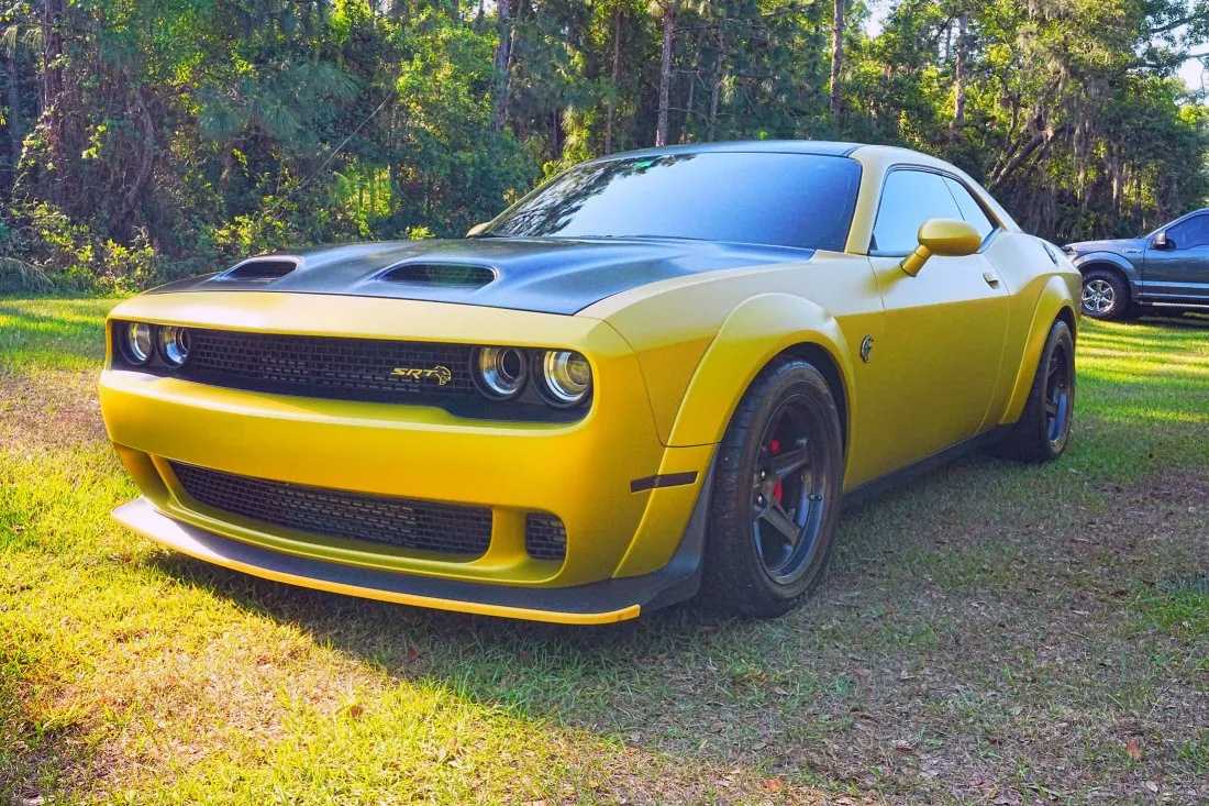 Petty’s Garage-modified 2021 Dodge Challenger Hellcat Super Stock, estimated at $125,000-$135,000 at GWS Auctions May 25.