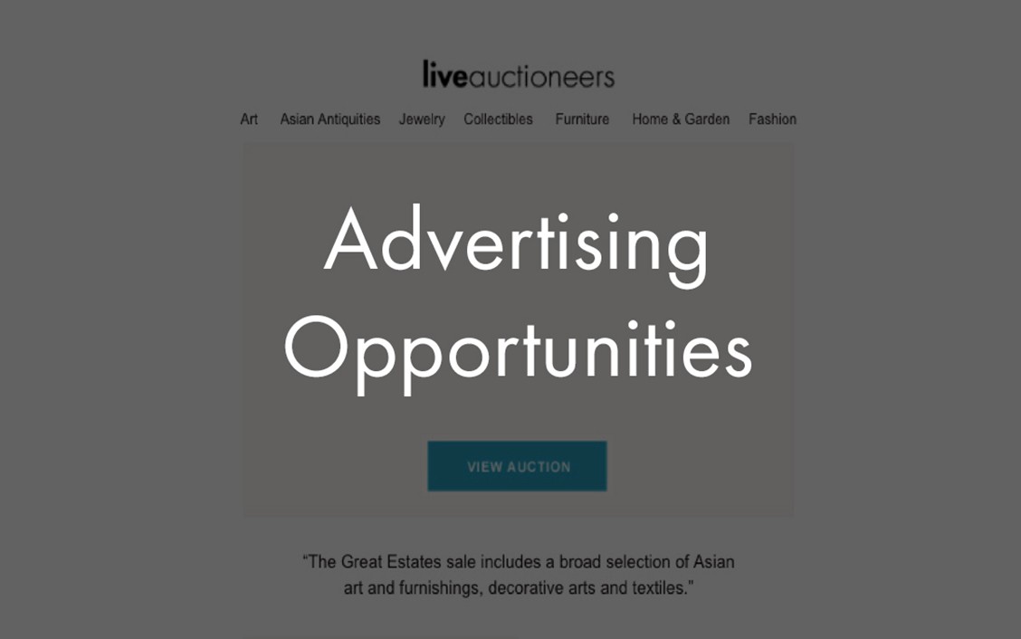 liveauctioneers advertising opportunities