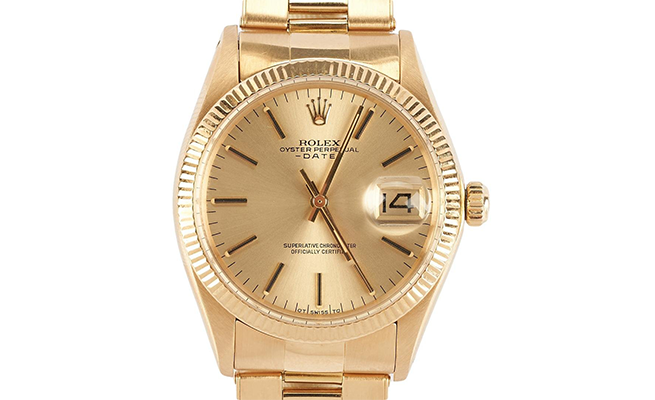 Rolex 18K Date Model Wristwatch