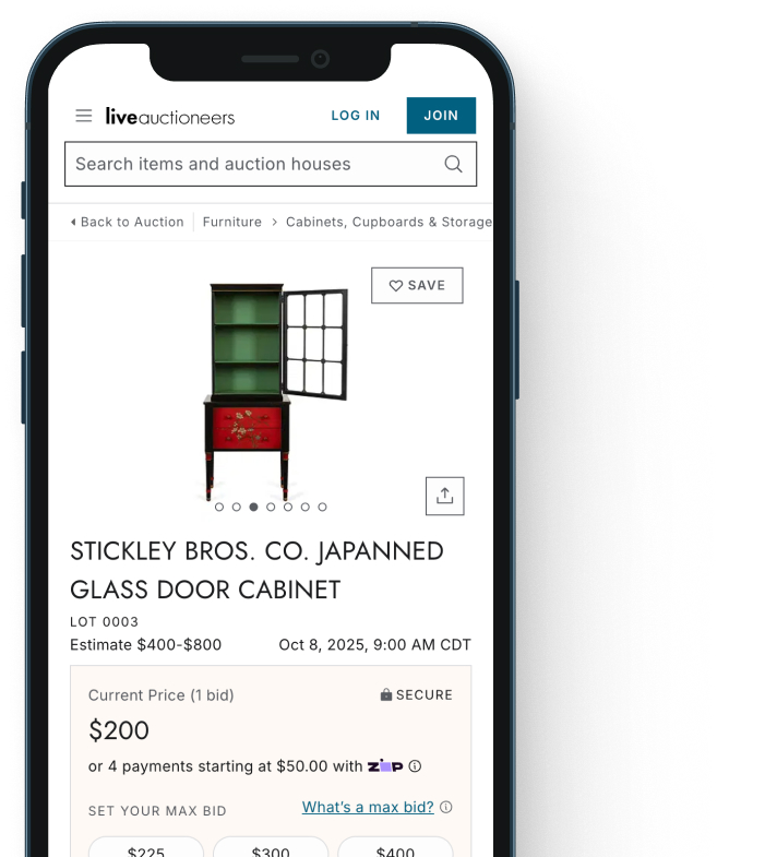 Run auctions on our online marketplace - mobile